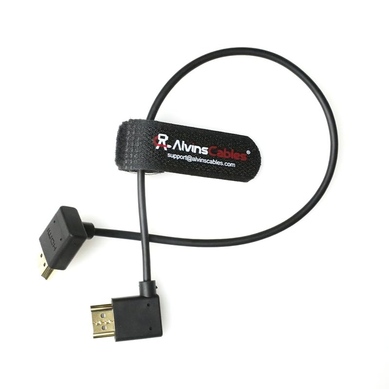 Alvin's Cables 8K 2.1 HDMI Cable for Atomos Ninja, 8K@60Hz 4K@120Hz High-Speed HDMI Cable for Z CAM, Feelworld, for Sony FS5 FS7 FX9, for Canon C300 C500 Up to Right Angle 30cm|11.8in - Image 5